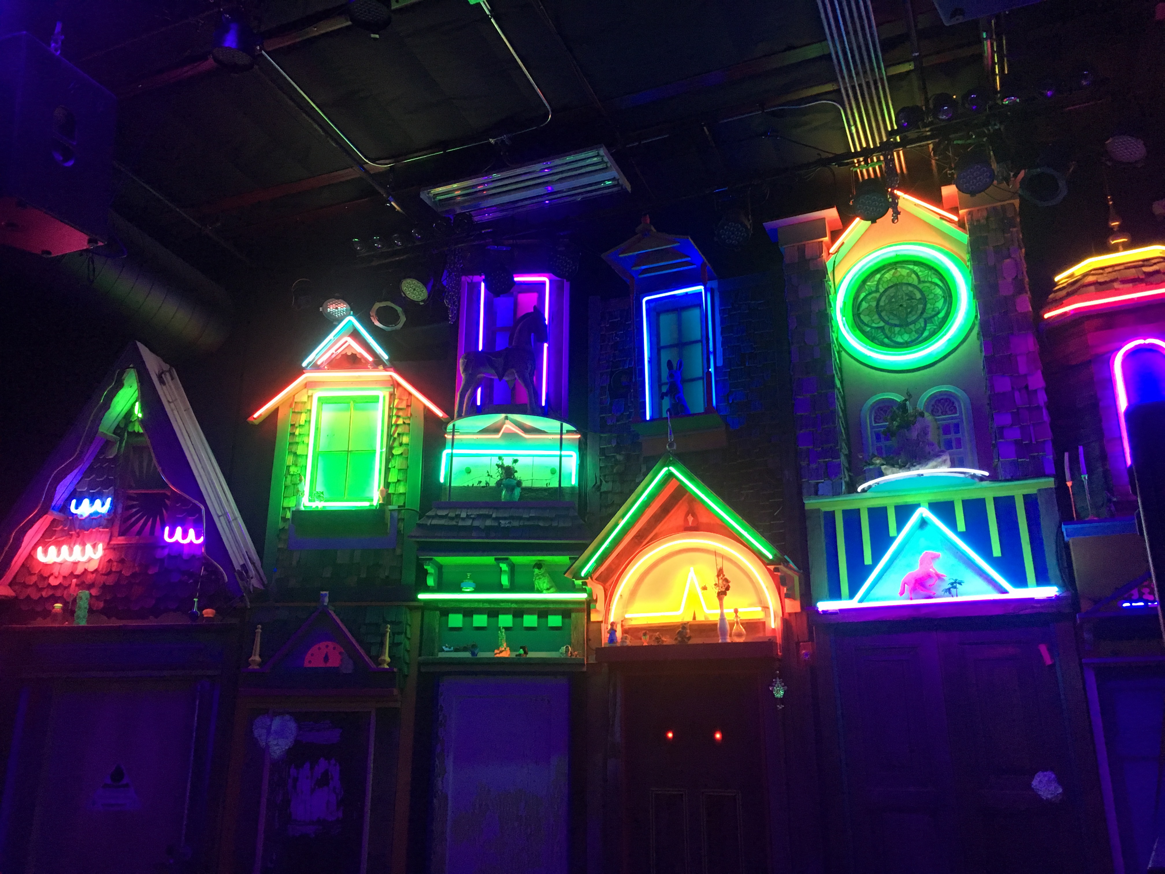 Lights at Meow Wolf