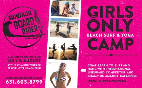Montauk Boardriders girls only camp