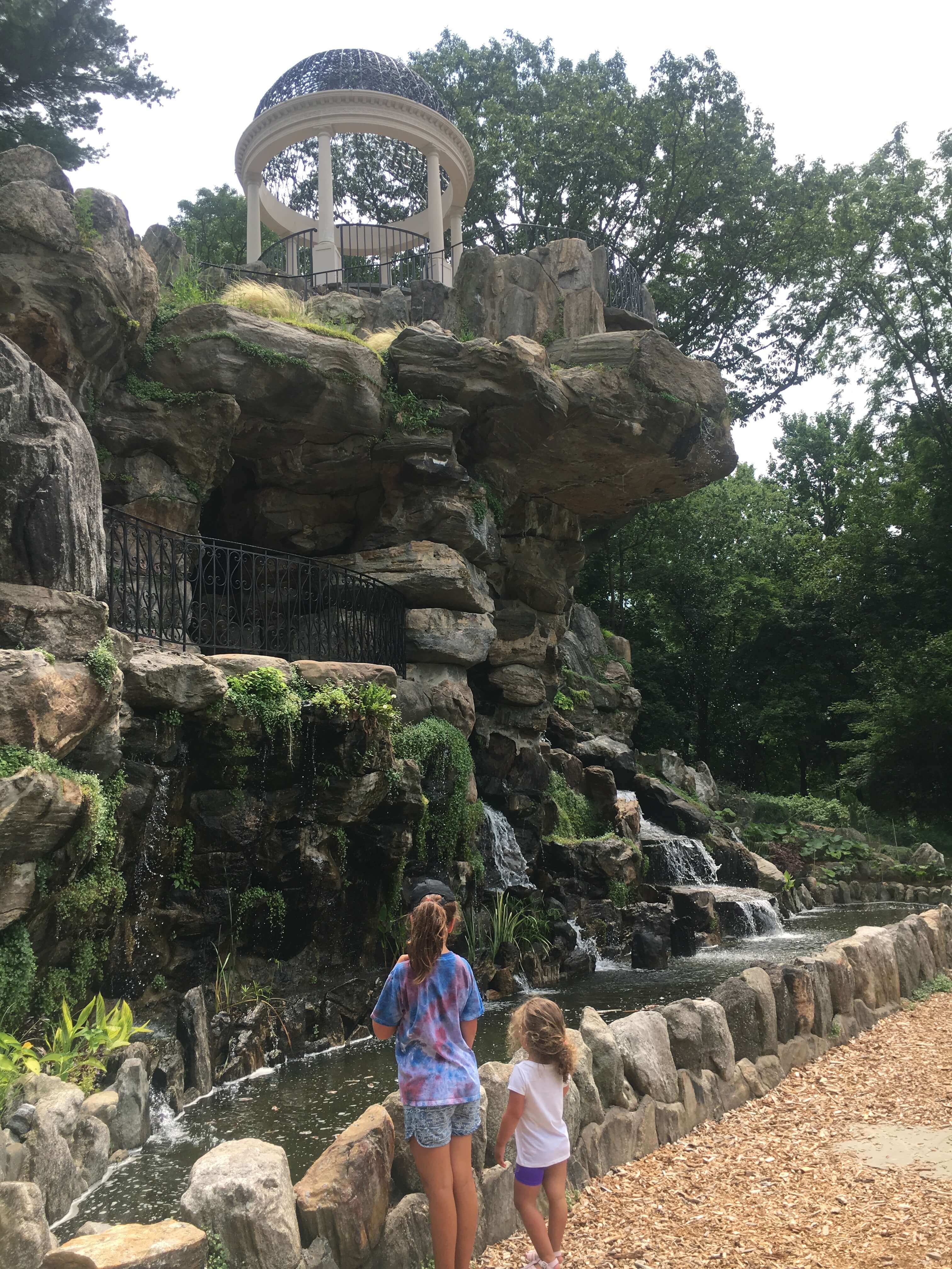Day Trip to the Untermyer Gardens Conservatory waterfalls
