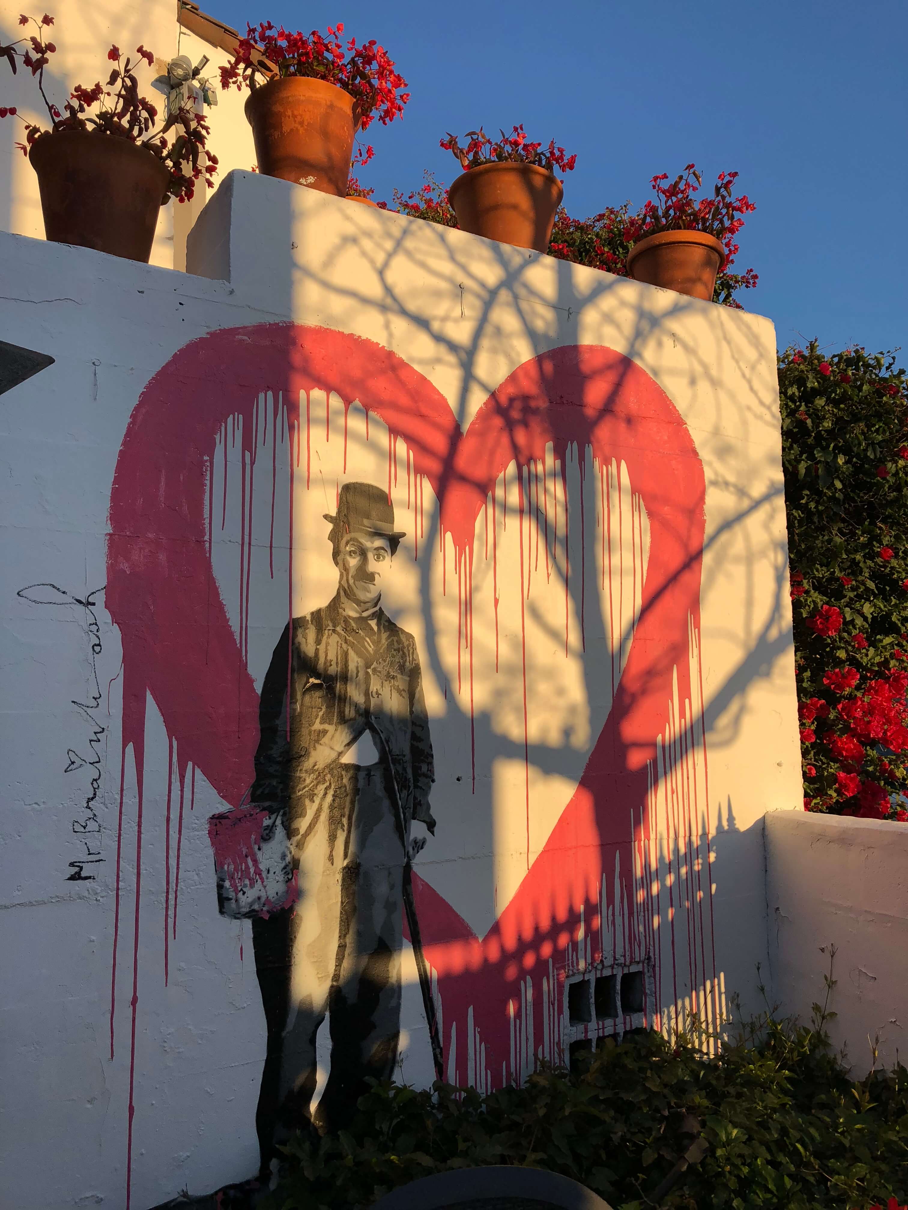 art in carmel-by-the-sea charlie chaplin