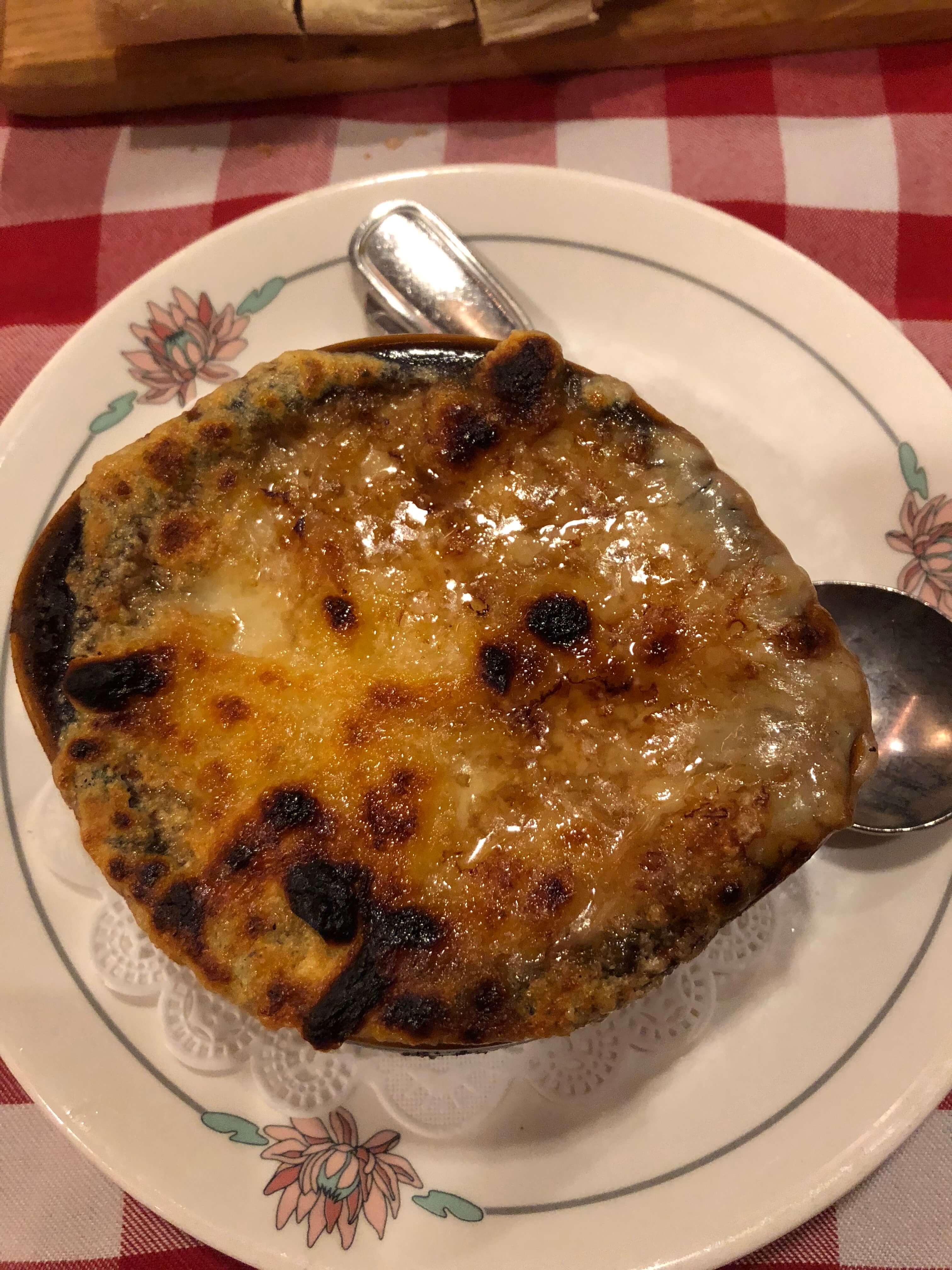 Lugano's Swiss Bistro soup in Carmel-by-the-Sea