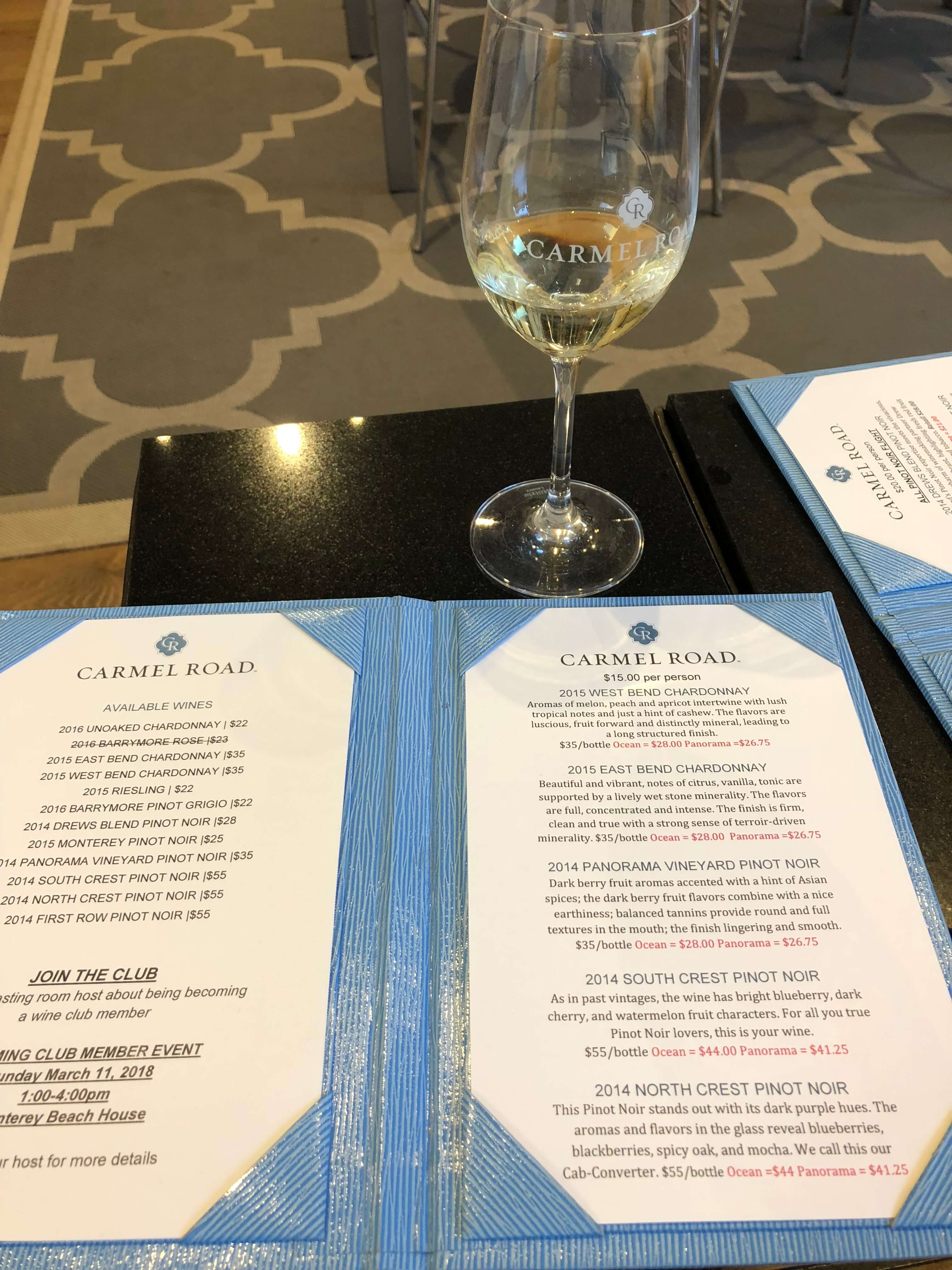 carmel-by-the-sea Wine tastings in town