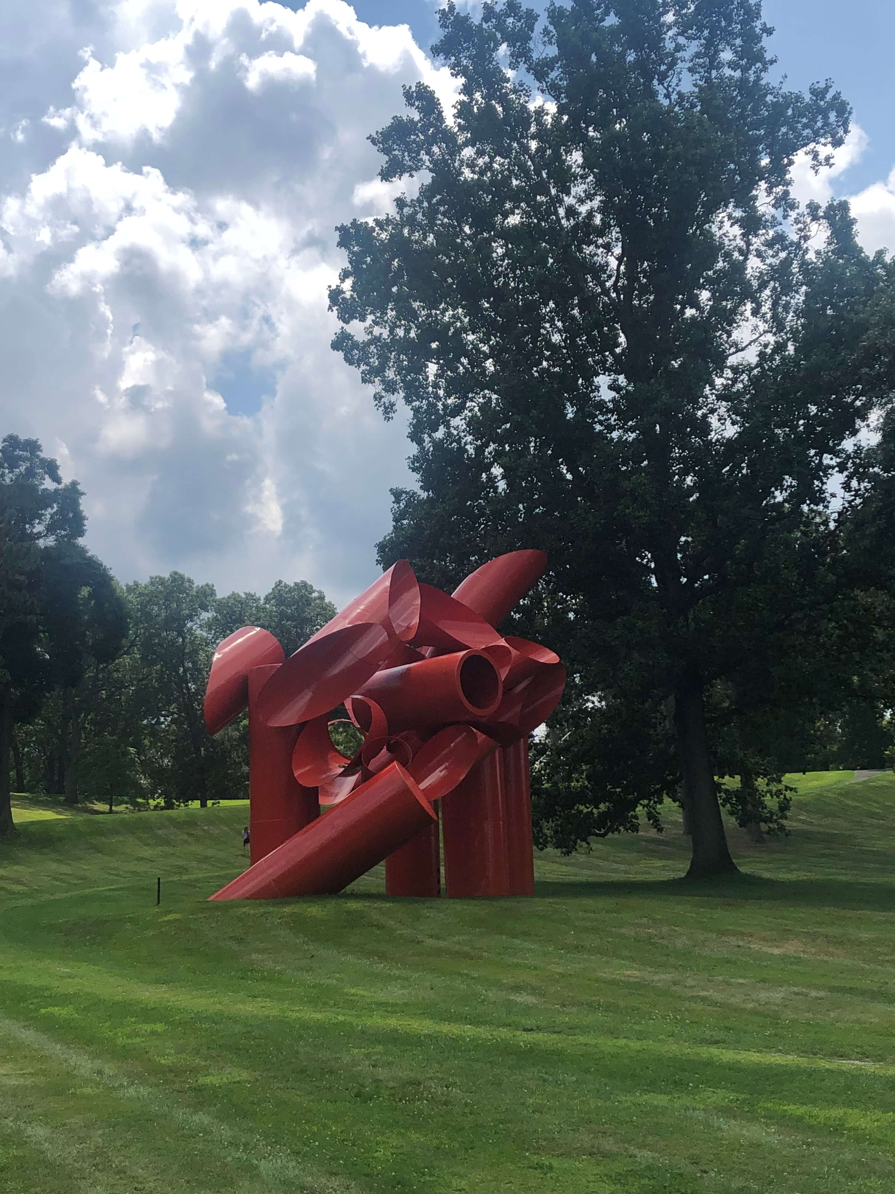 Iliad by Alexander Liberman at the Storm King Arts Center
