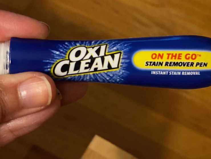 Tackle Stains with OxiClean's On-The-Go Stain Pen