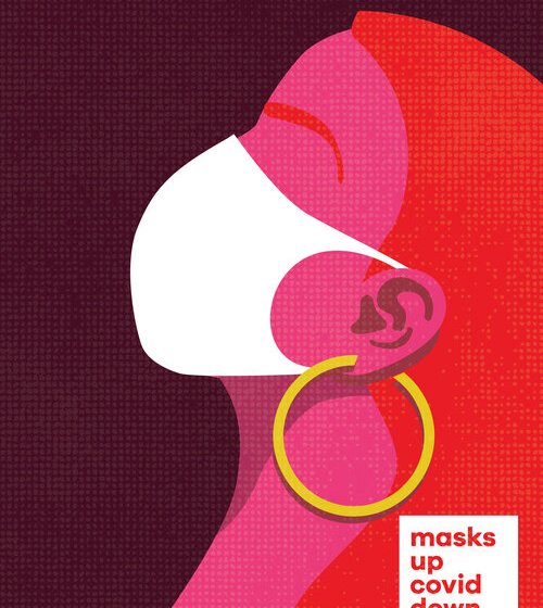 masks up, Covid down