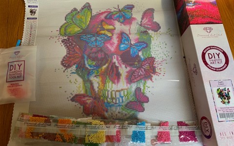 Diamond Art Club Skull kit