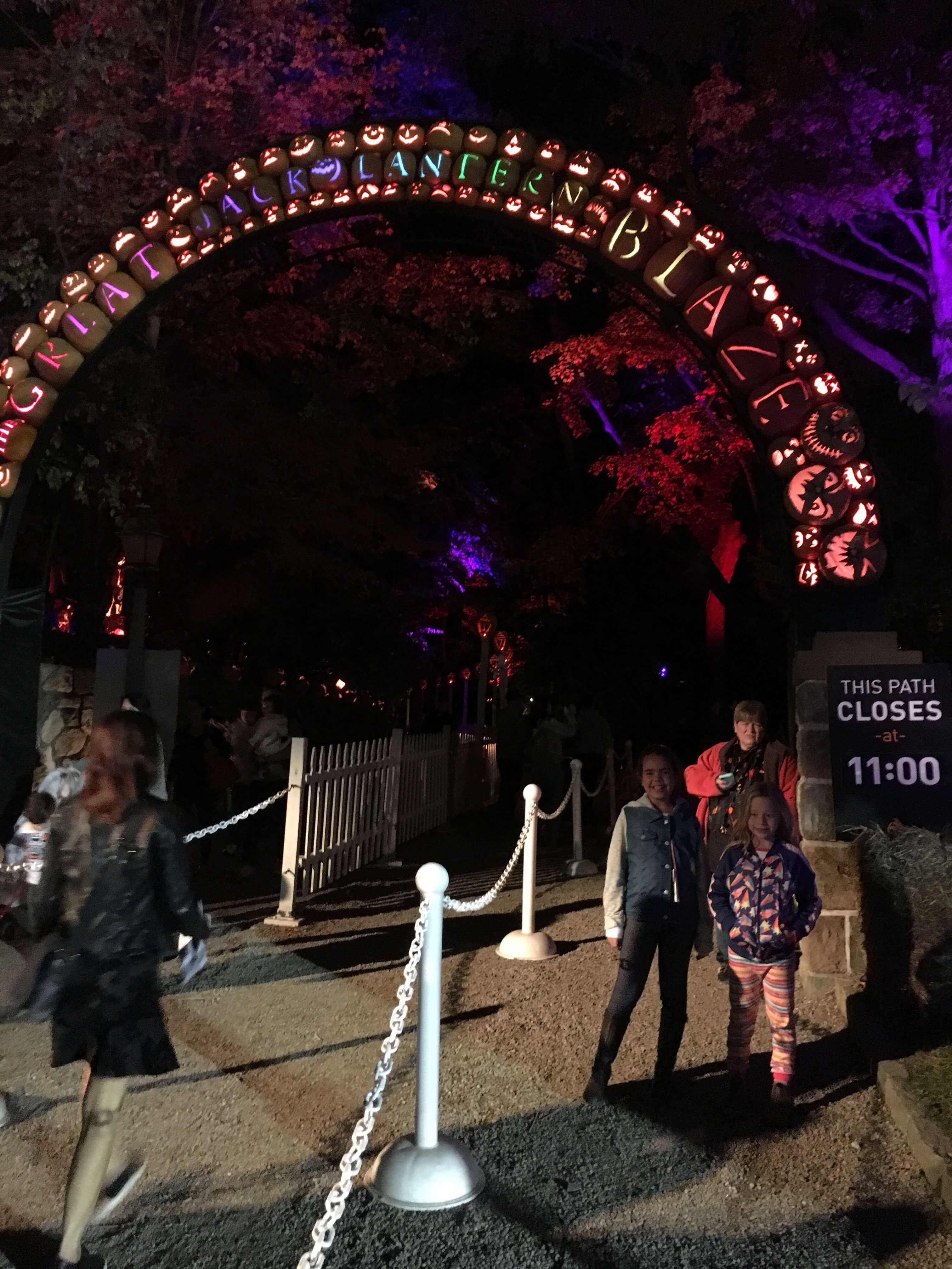 Getting Psyched for Halloween at the Great Jack O'Lantern Blaze