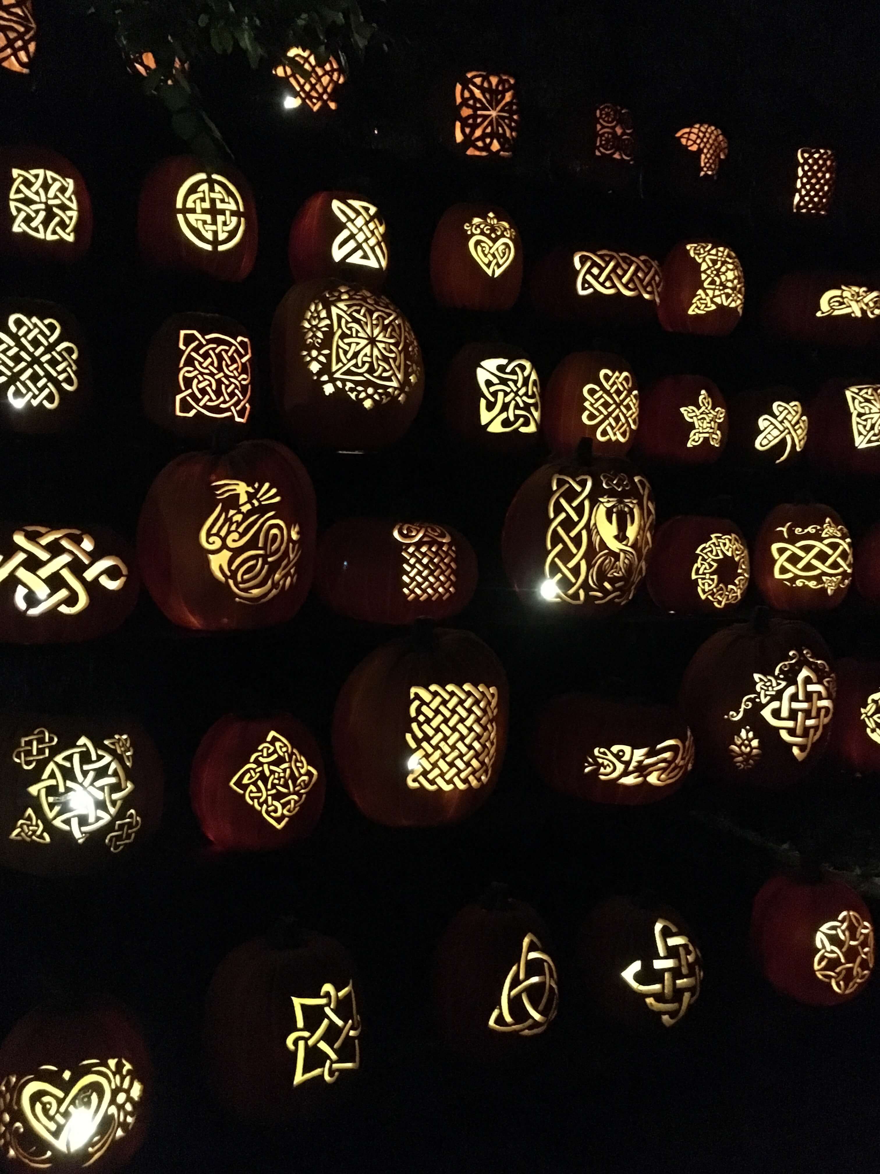 Getting Psyched for Halloween at the Great Jack O'Lantern Blaze