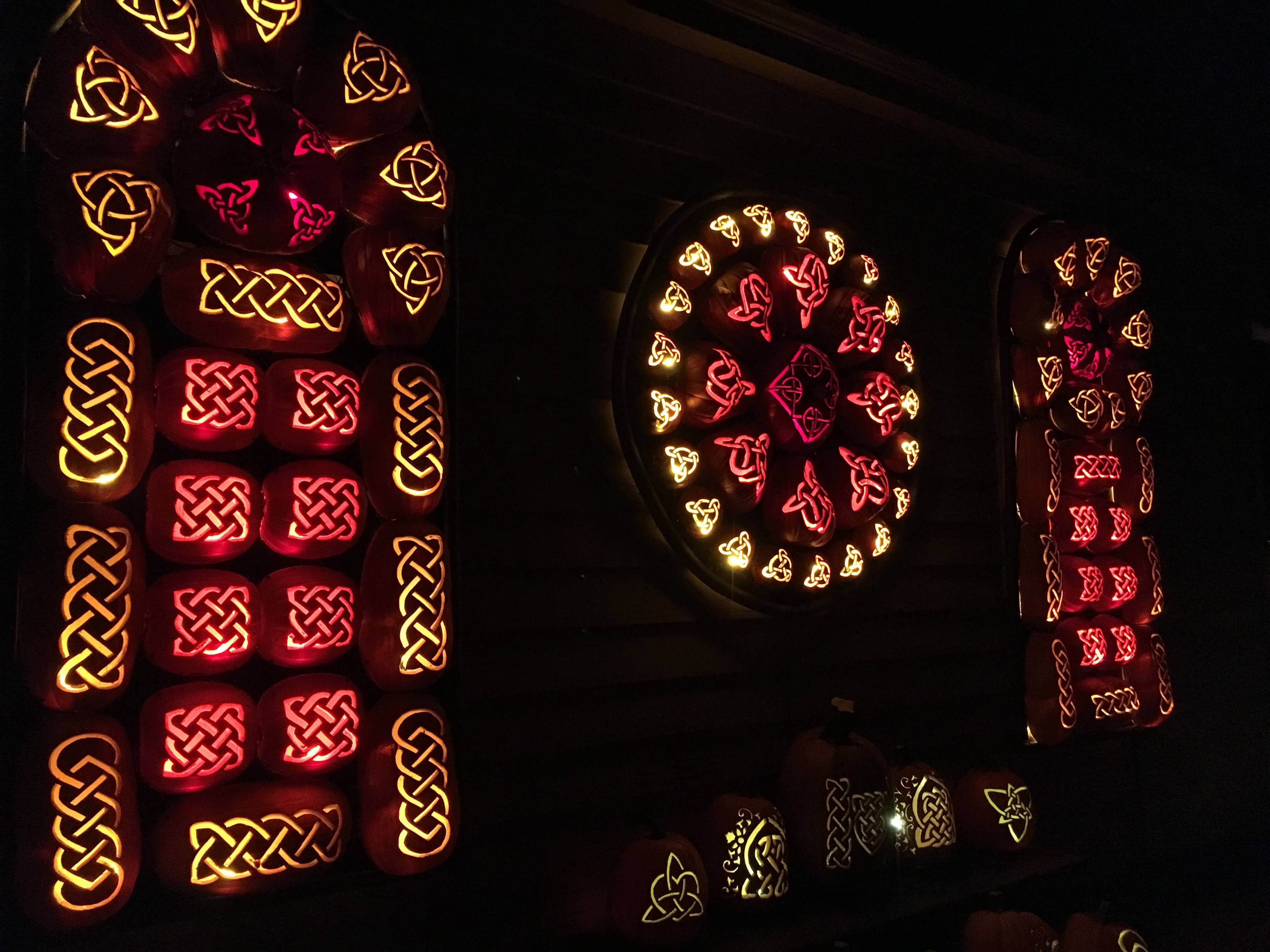 celtic pumpkins Getting Psyched for Halloween at the Great Jack O'Lantern Blaze