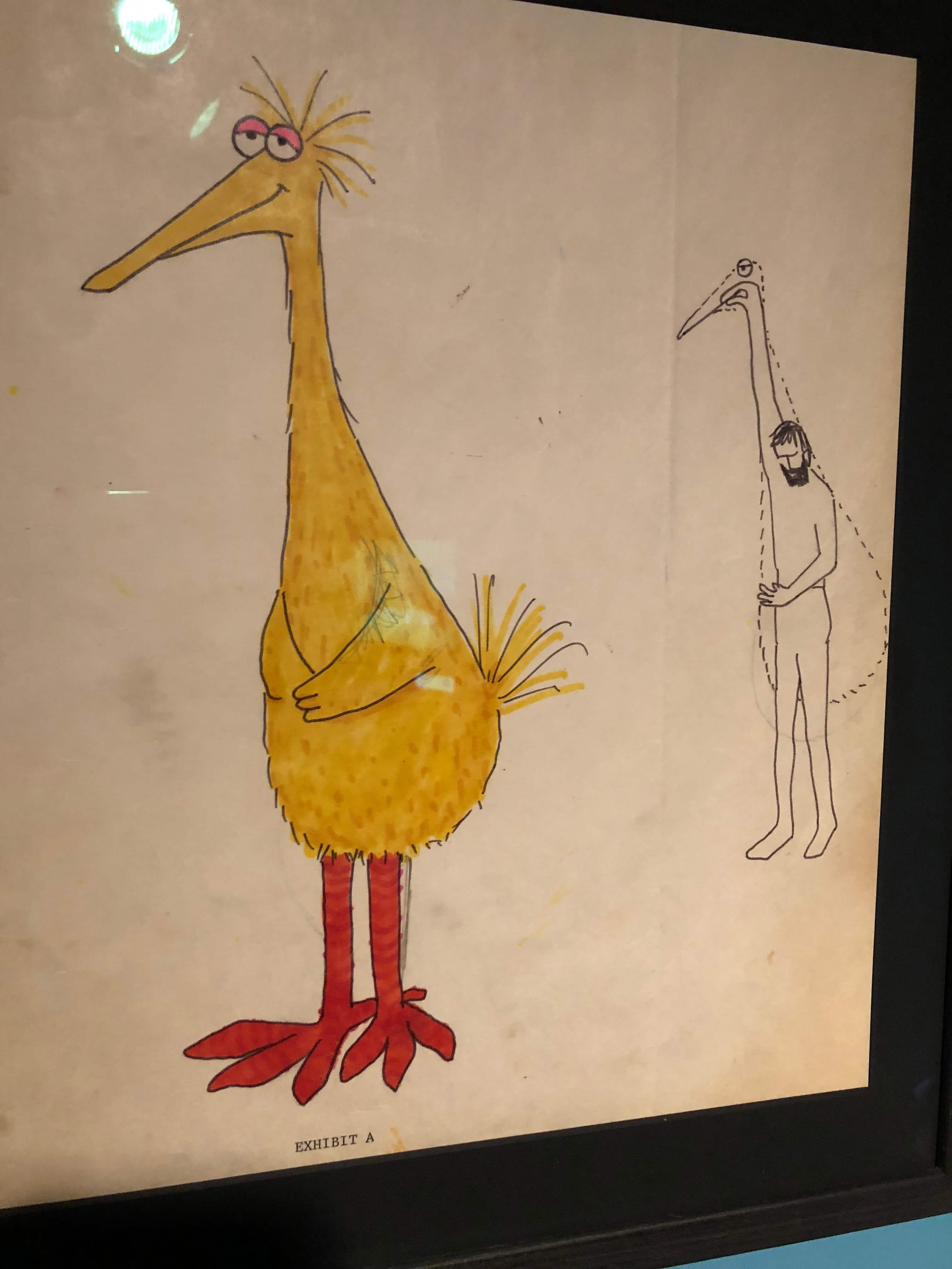 sketches museum of the moving image screen  The Jim Henson Exhibition big bird