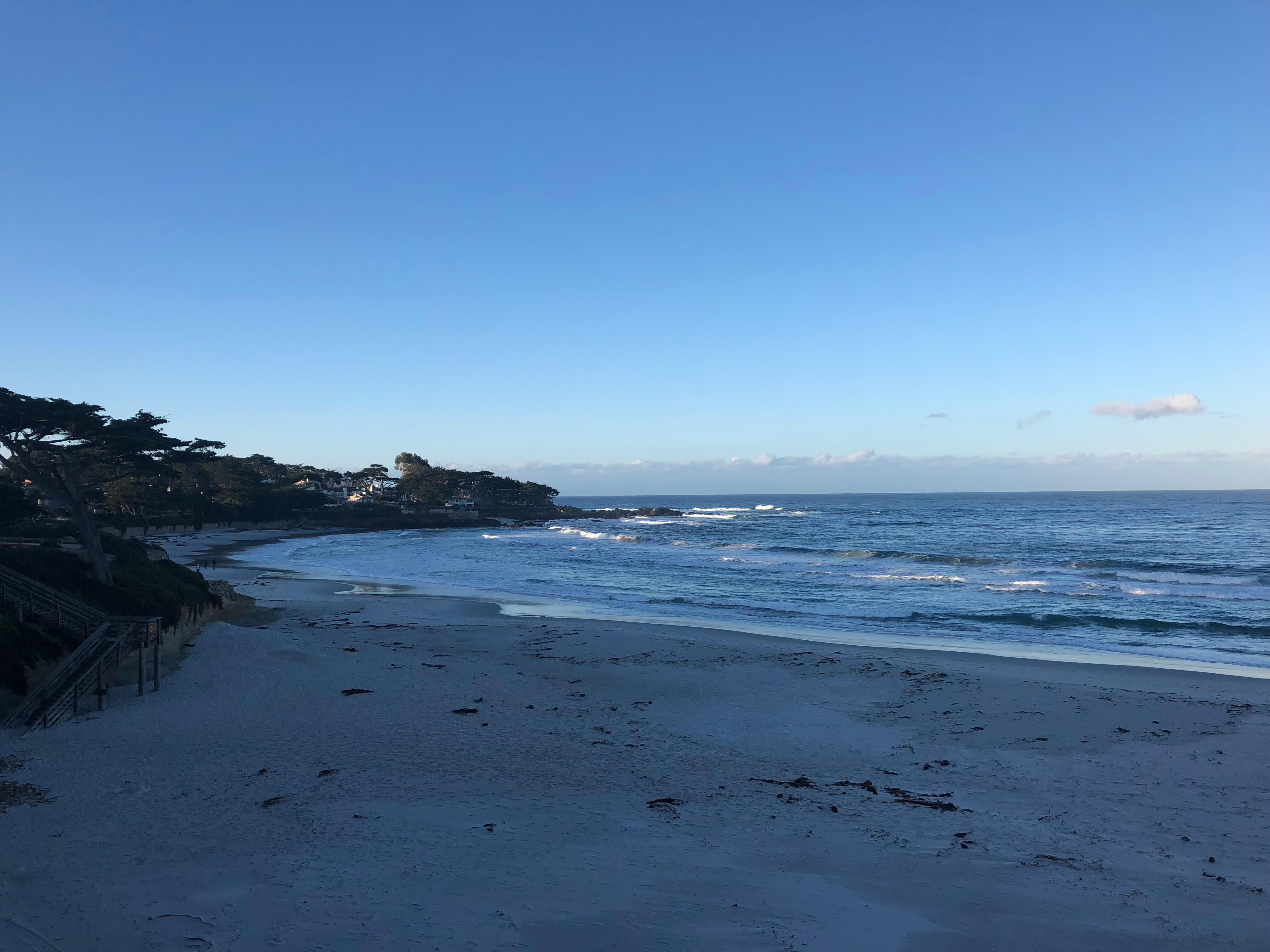 beach in carmel by the sea that's close to the Hofsas House Hotel