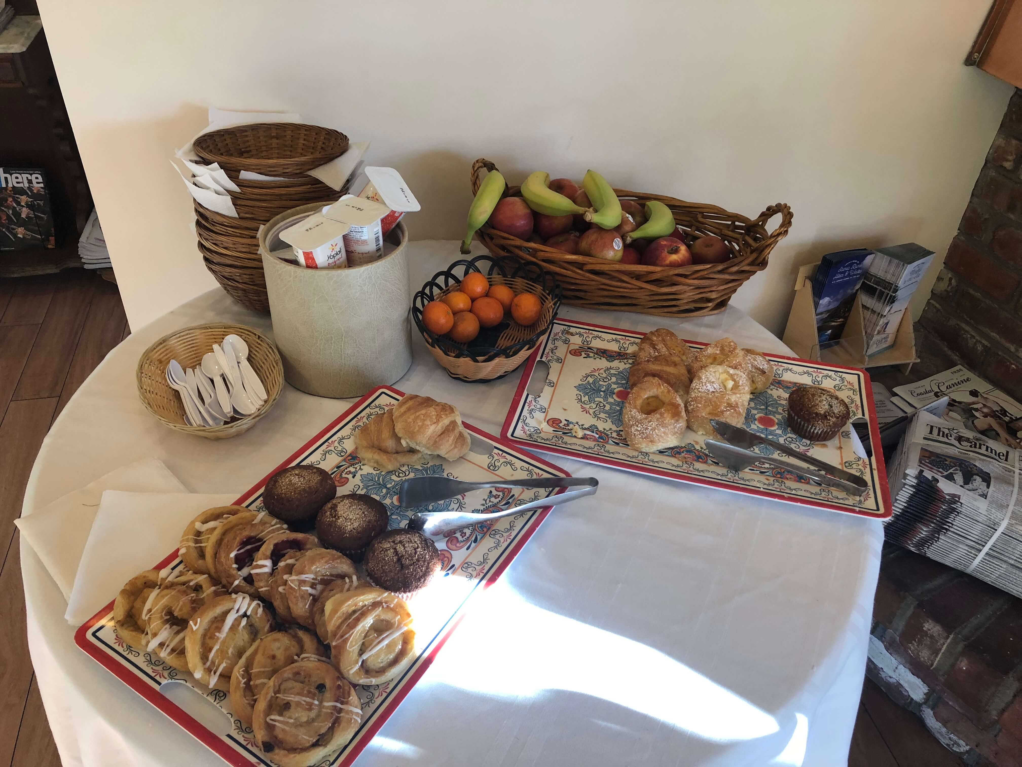 breakfast buffet at the Hofsas House Hotel