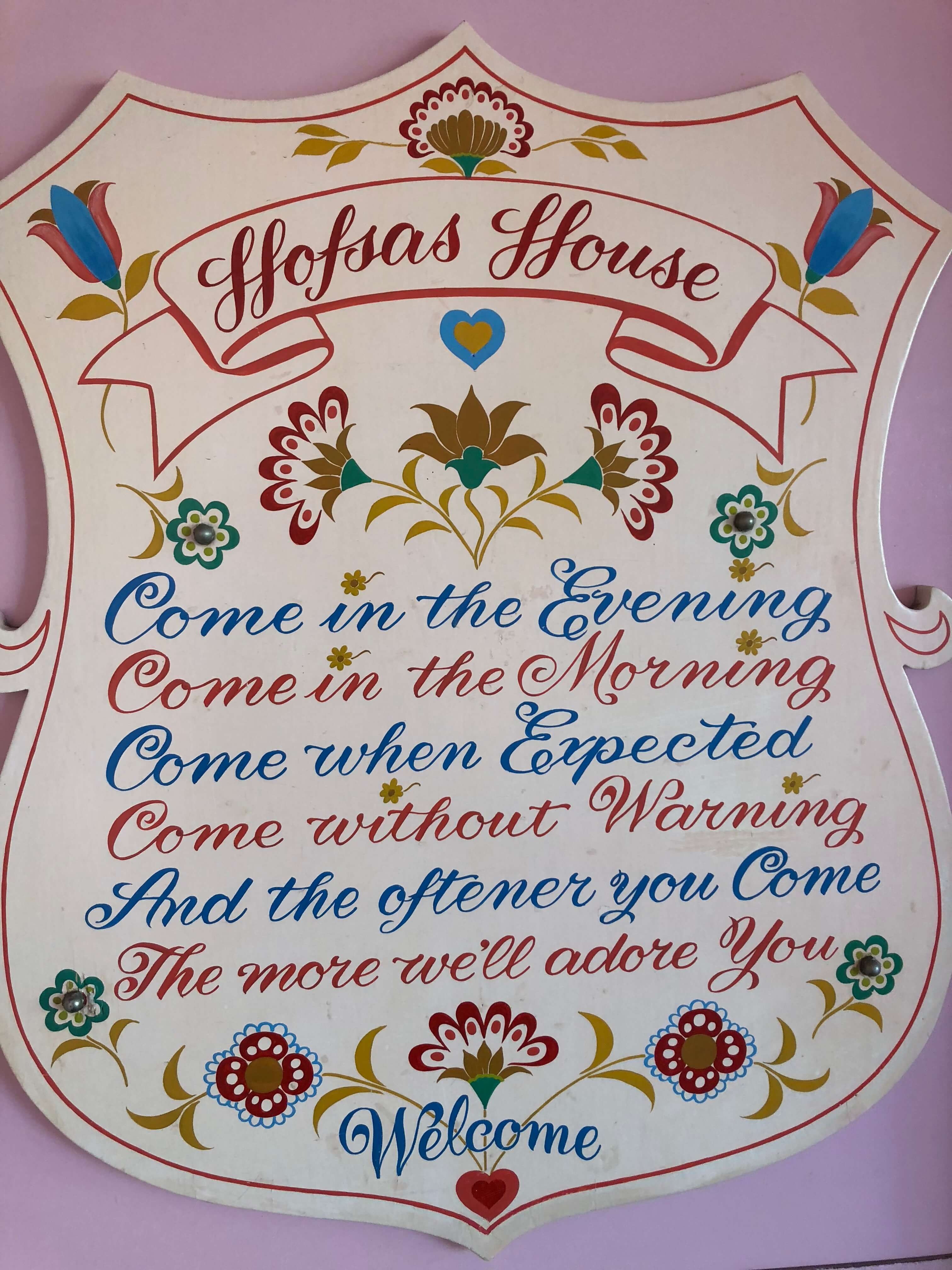 Charming Accommodations at the Hofsas House Hotel entrance