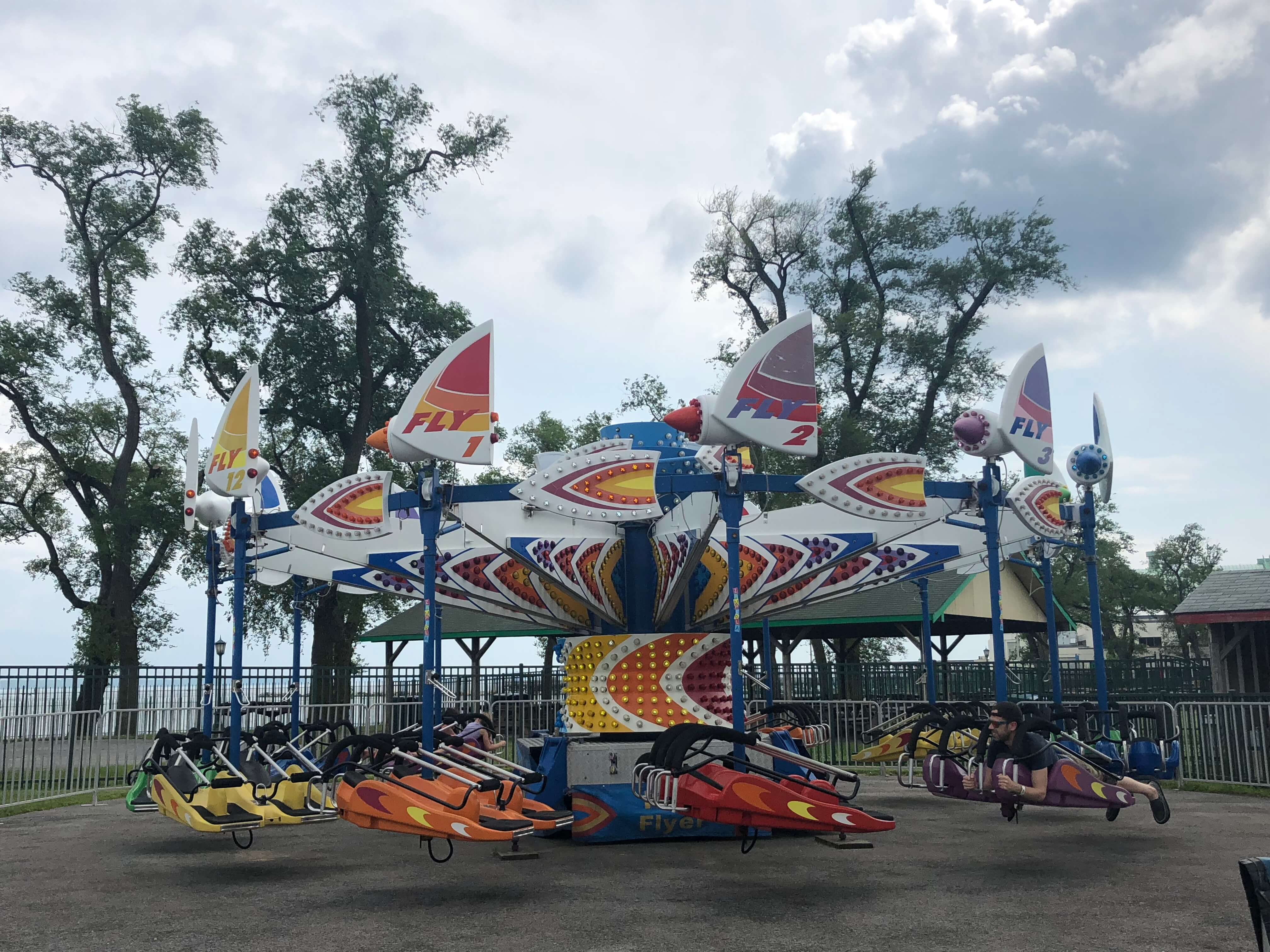 Summer Fun at Playland thrill rides