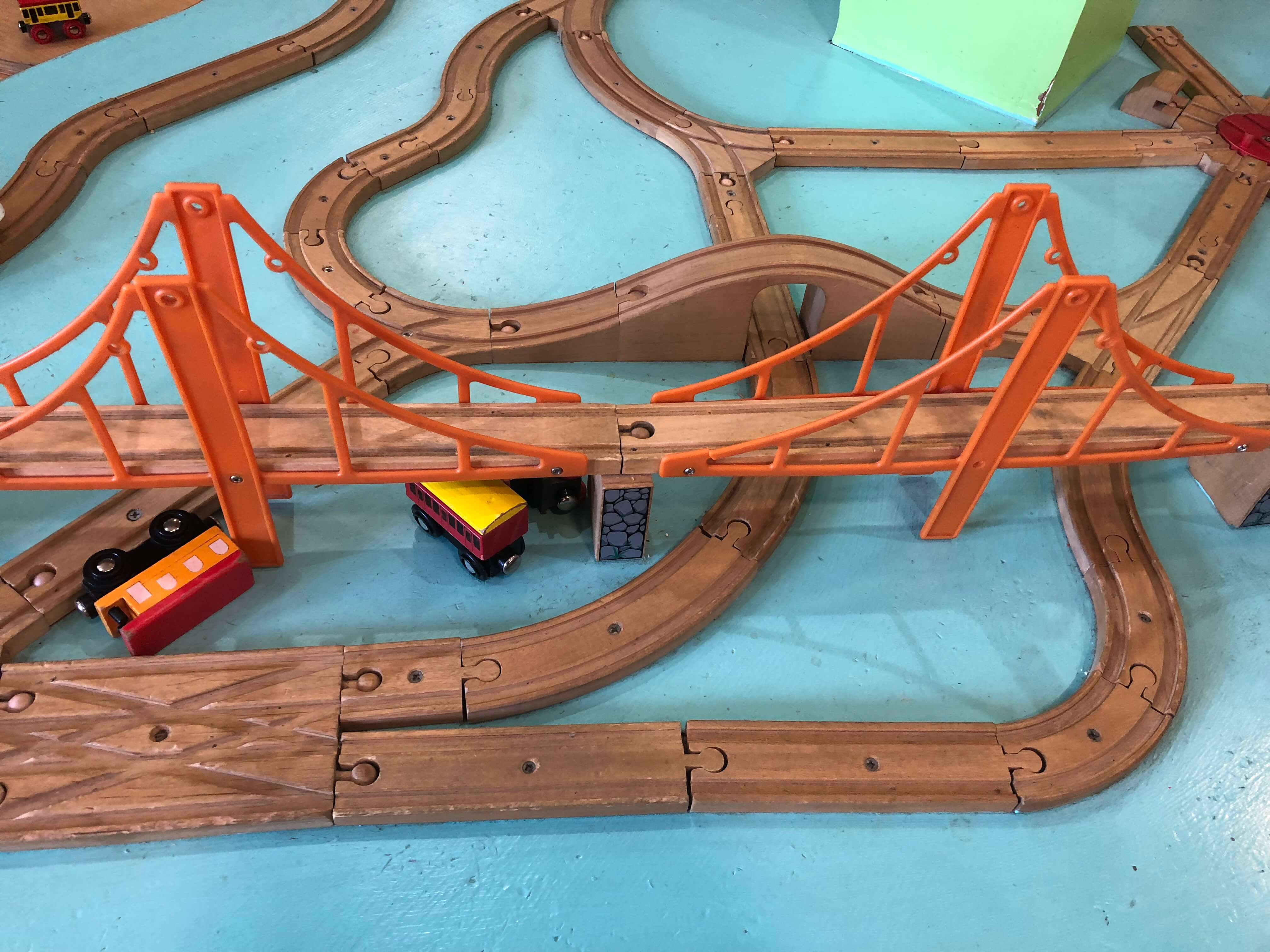 trains at the Mid-Hudson Children's Museum