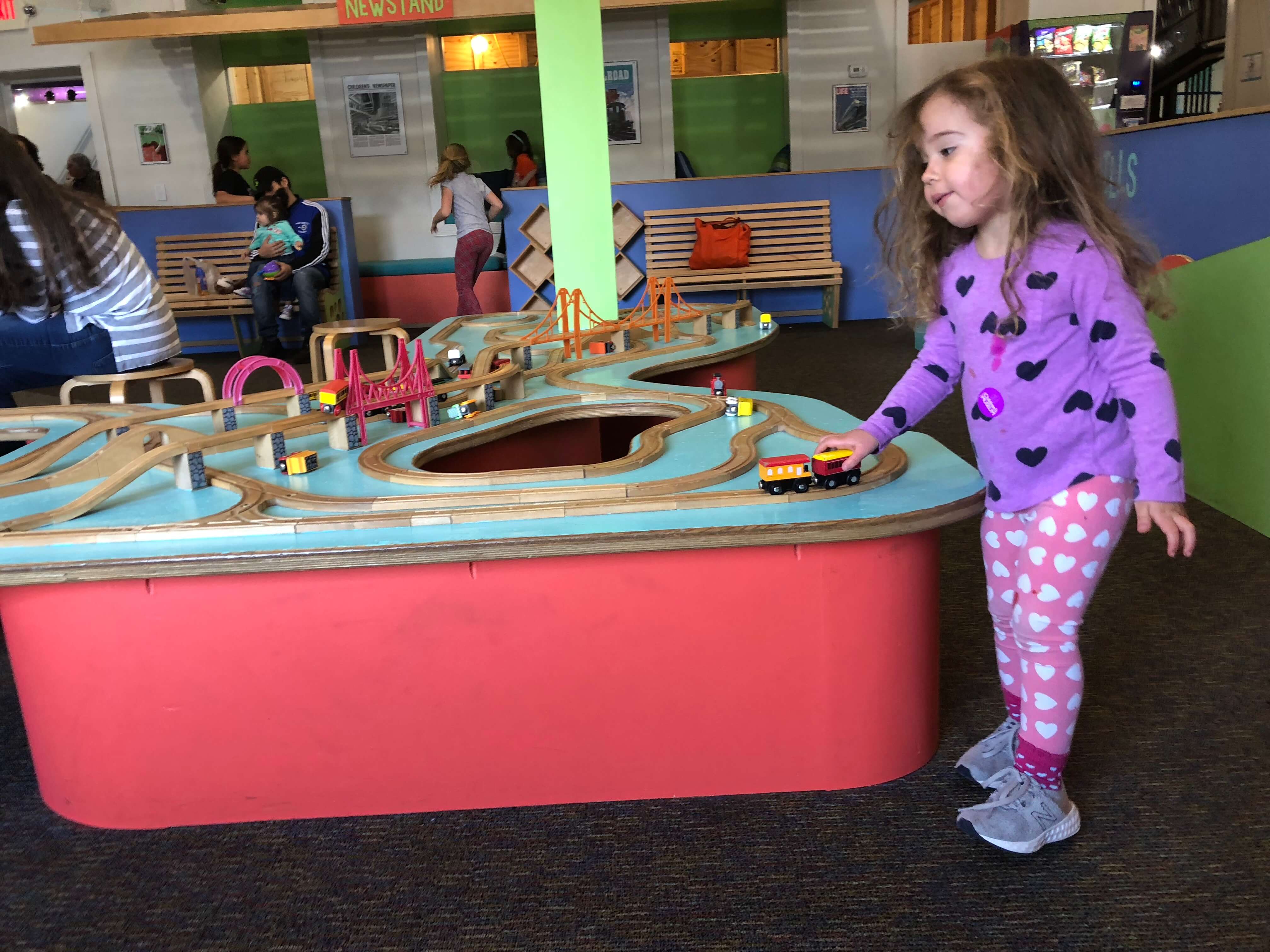 trains at the Mid-Hudson Children's Museum
