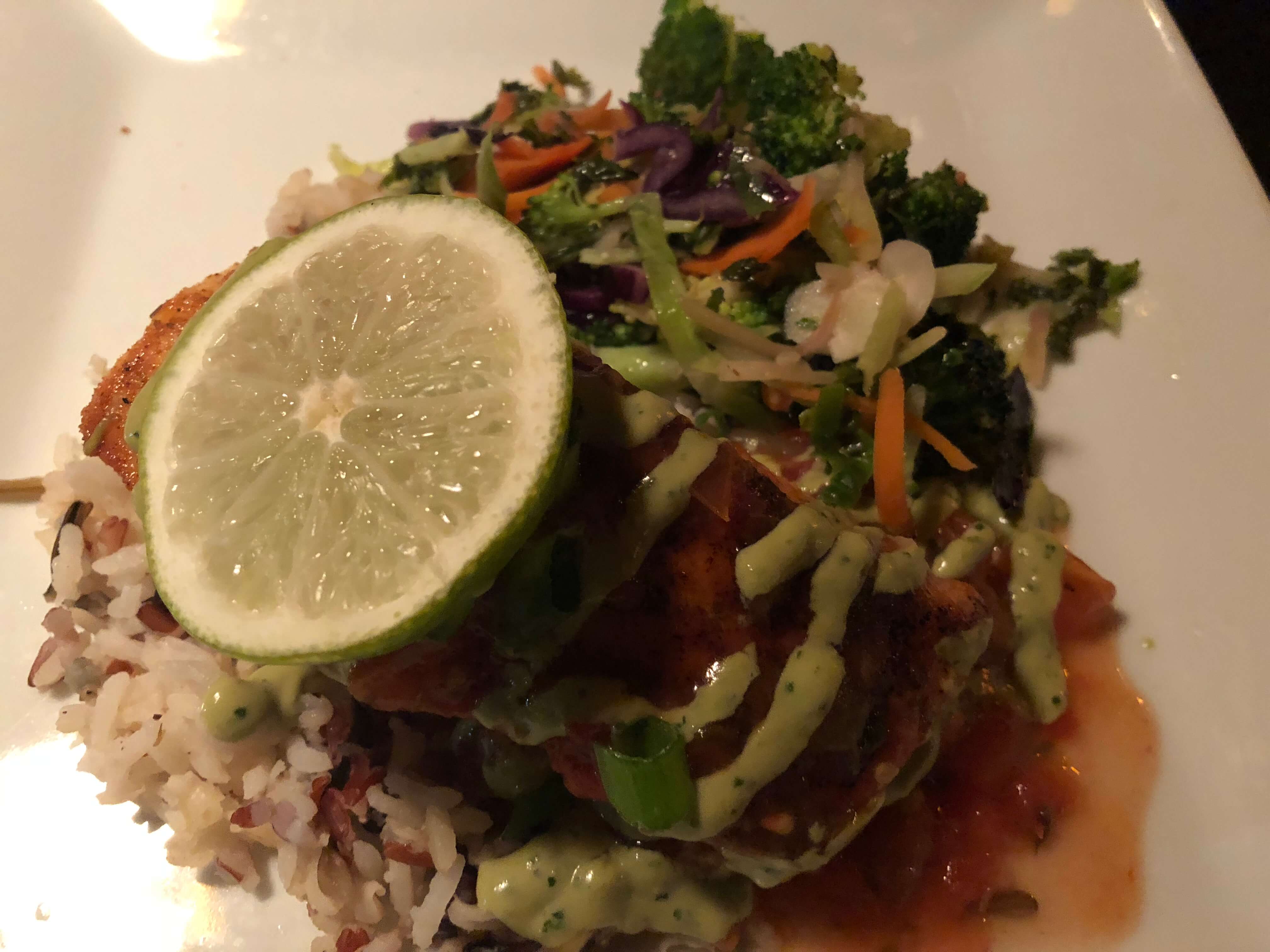 salmon at the fire tower in vermont