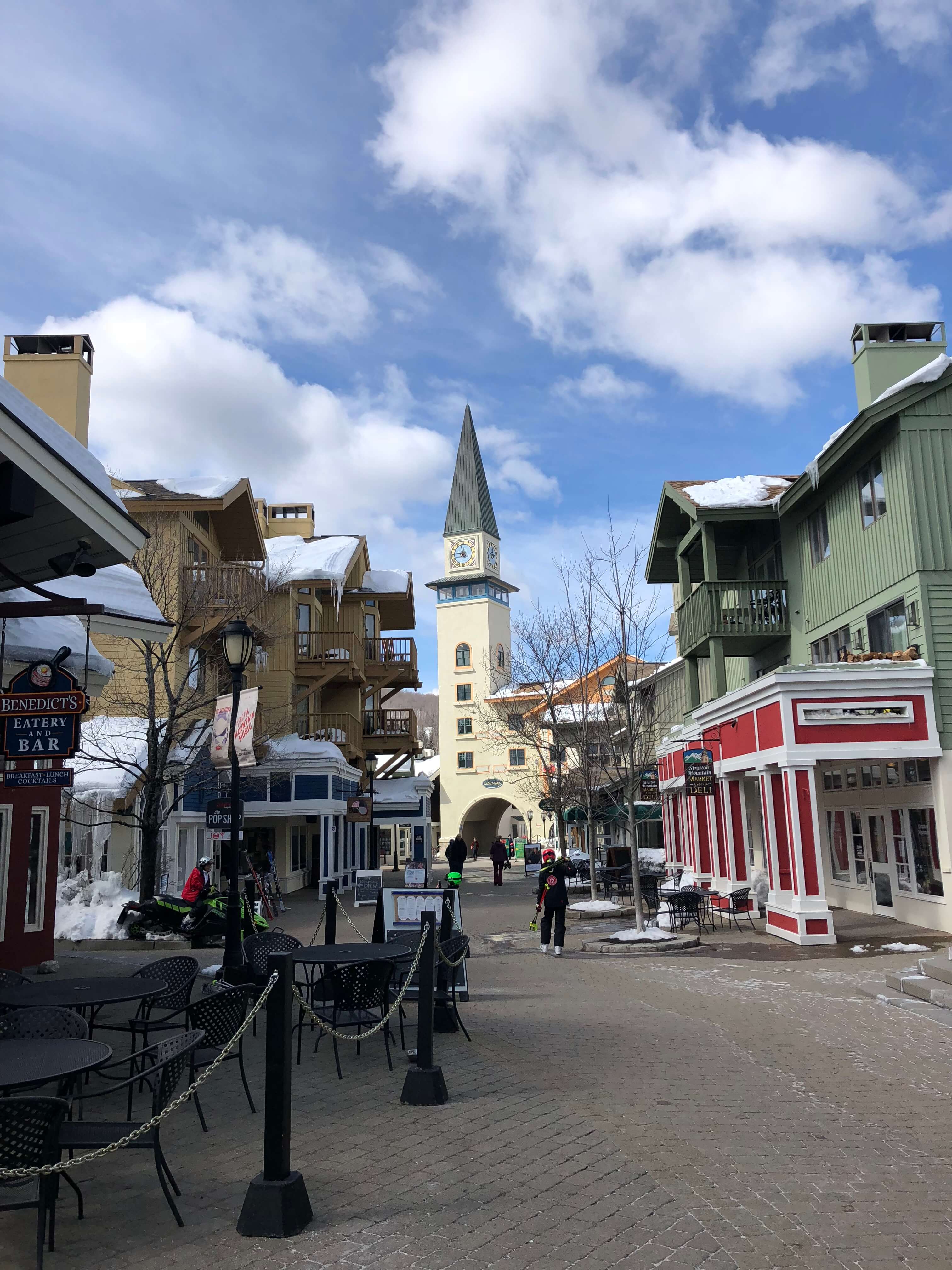 The Fire Tower is located in cute Stratton Village