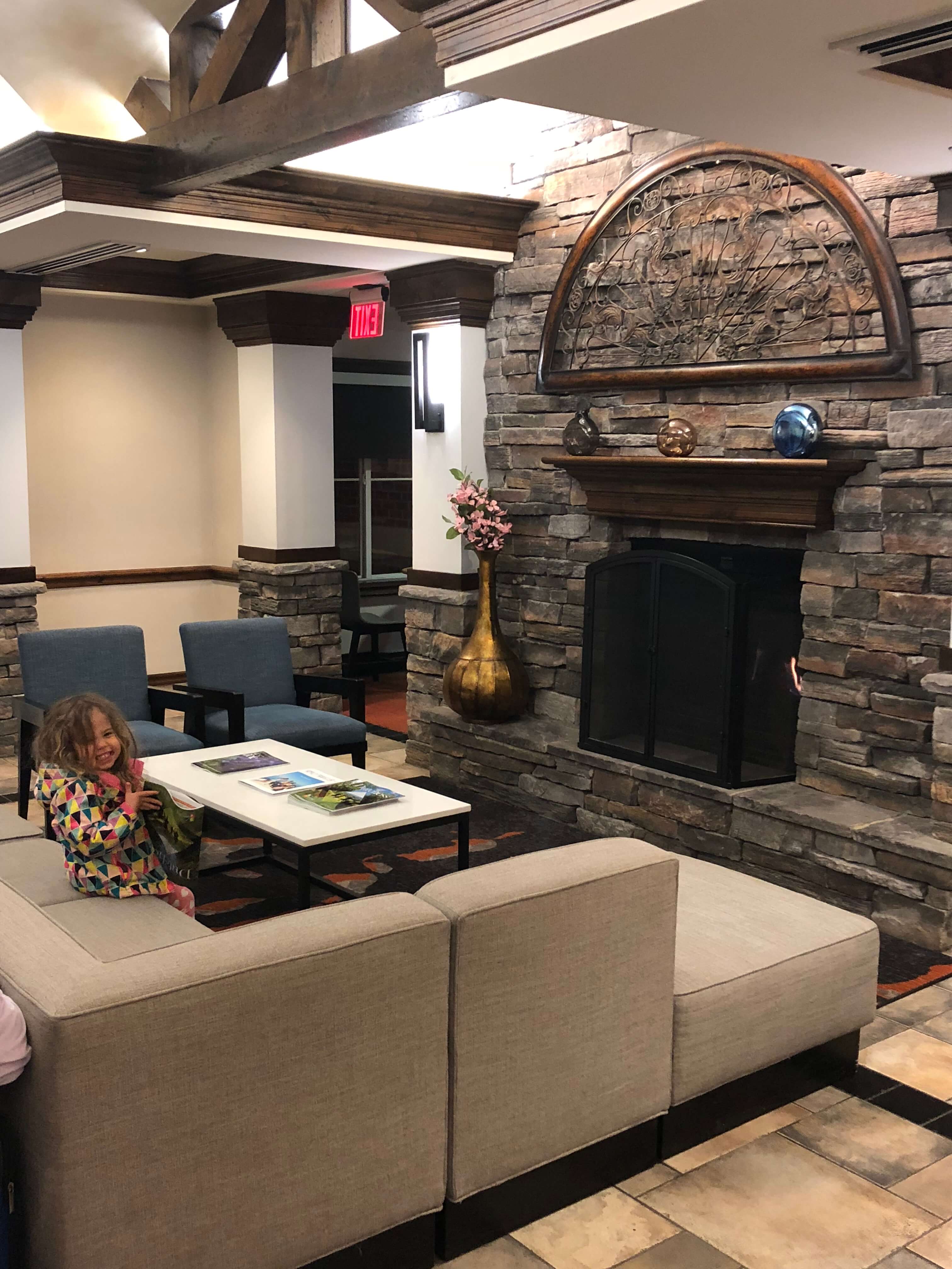 Luxurious lobby for Families at Hyatt House Fishkill/Poughkeepsie