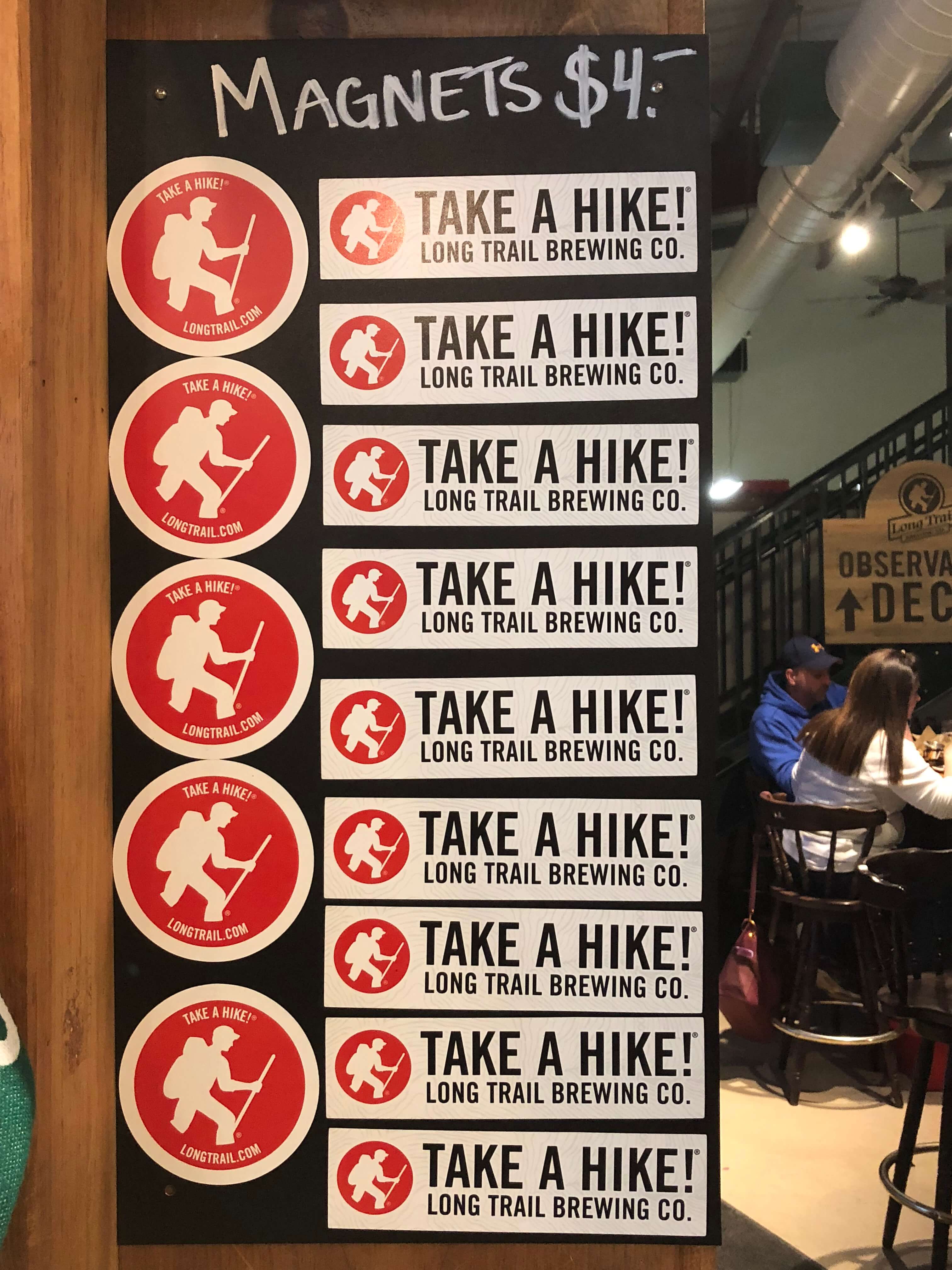 Long Trail Brewery magnets