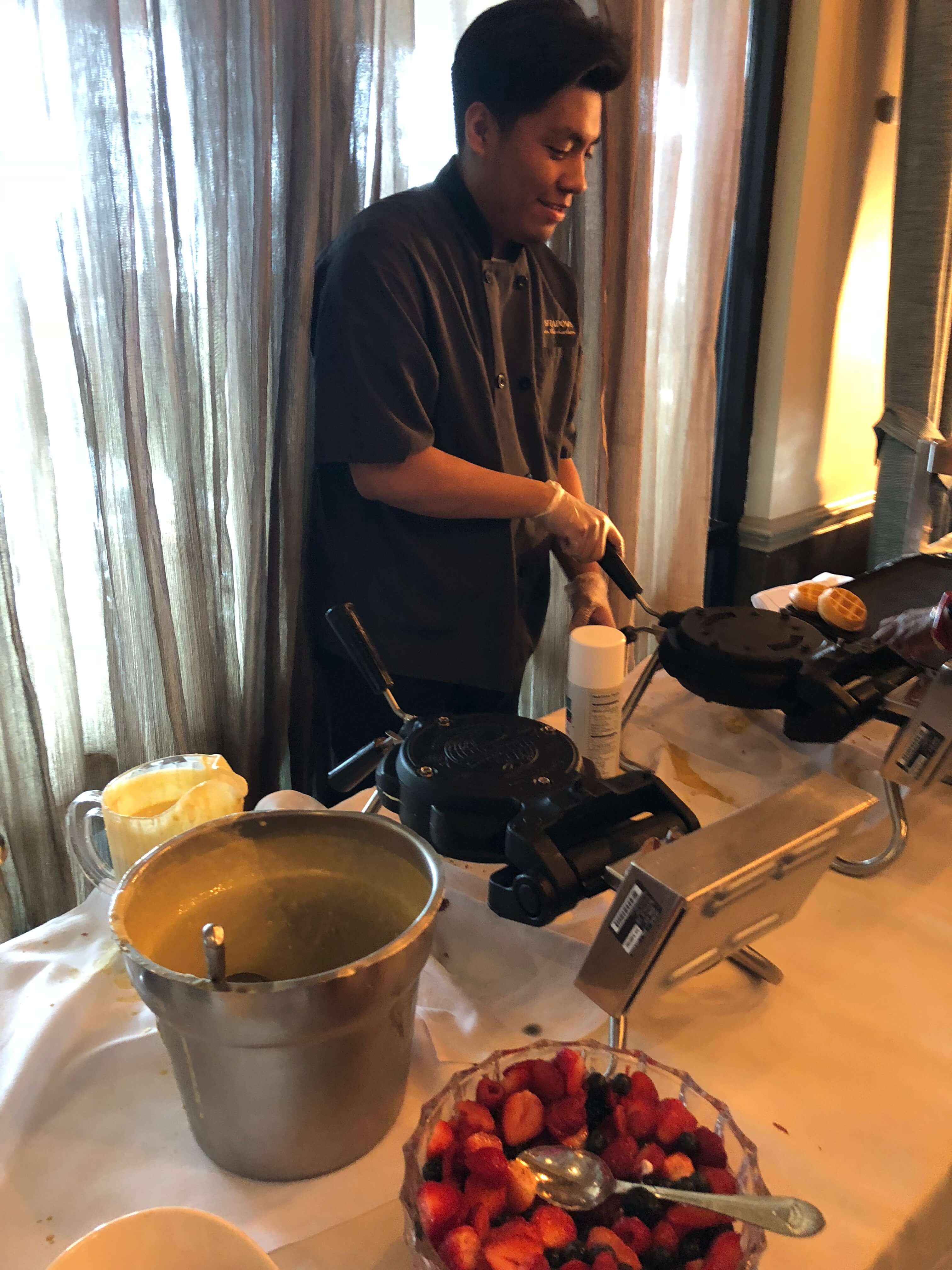 shadows on the hudson waffle station brunch dutchess county