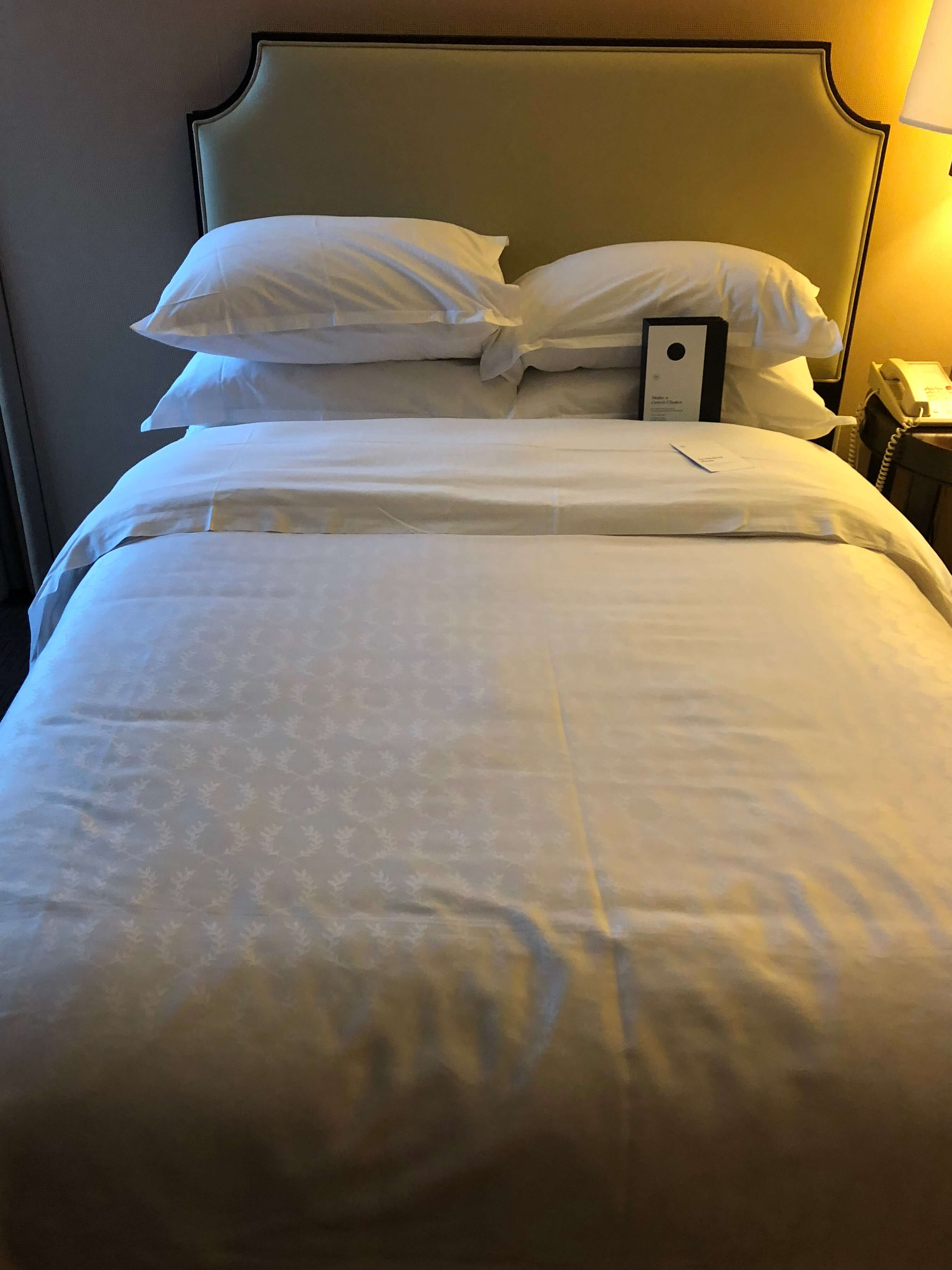 beds at lobby  Sheraton Philadelphia Society Hill