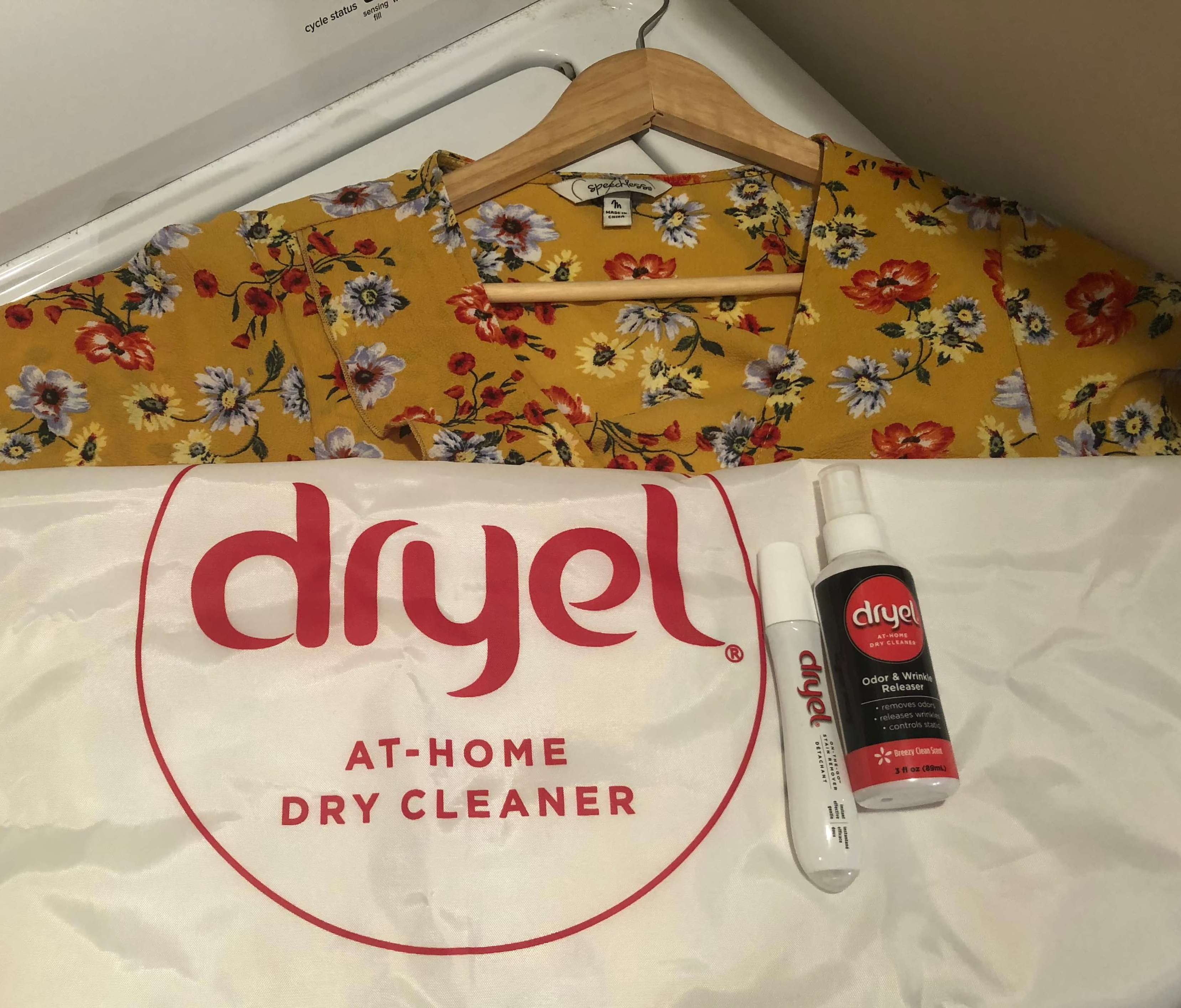 summer dry cleaning with dryel