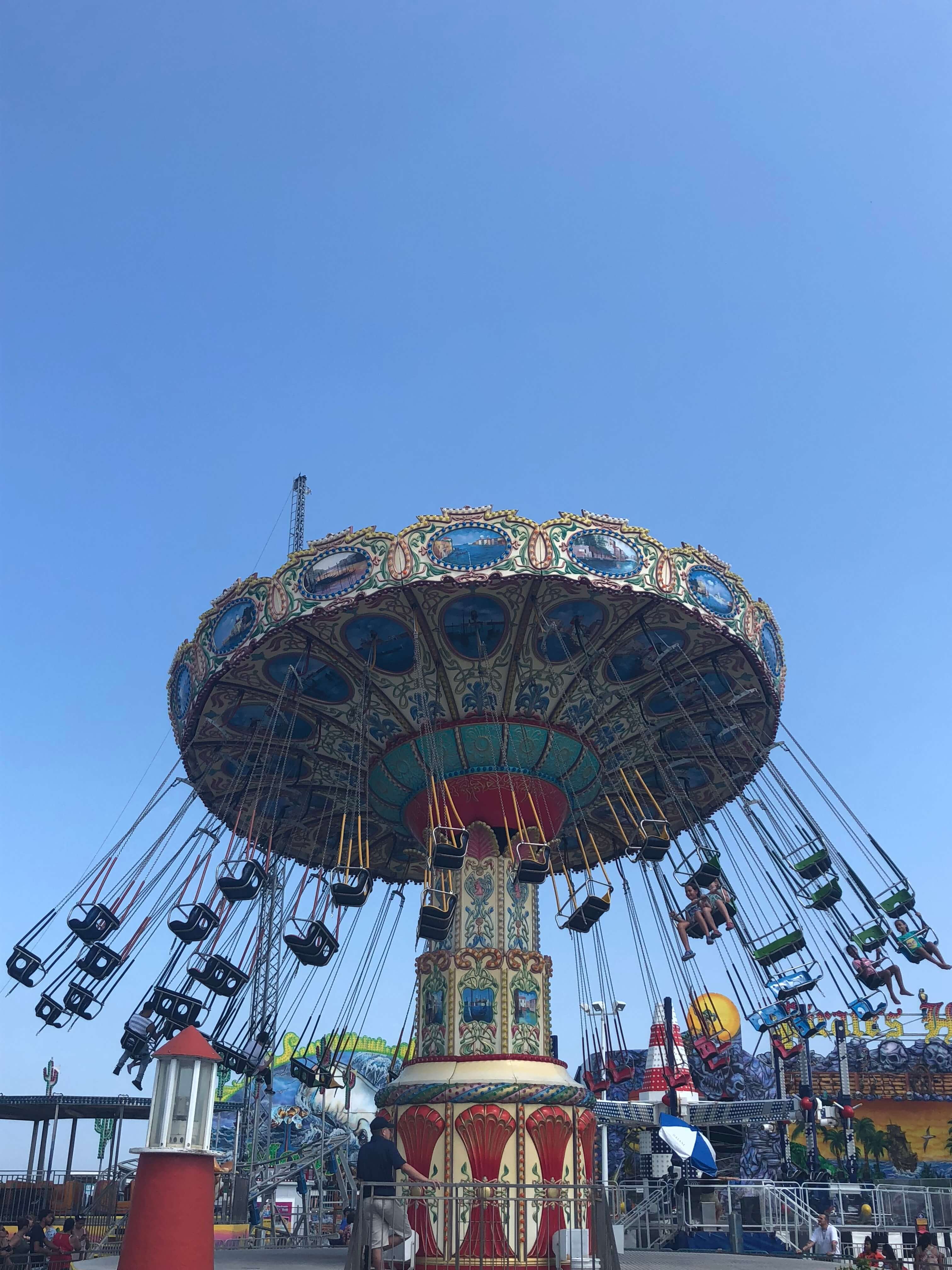 Casino Pier Breakwater Beach swing