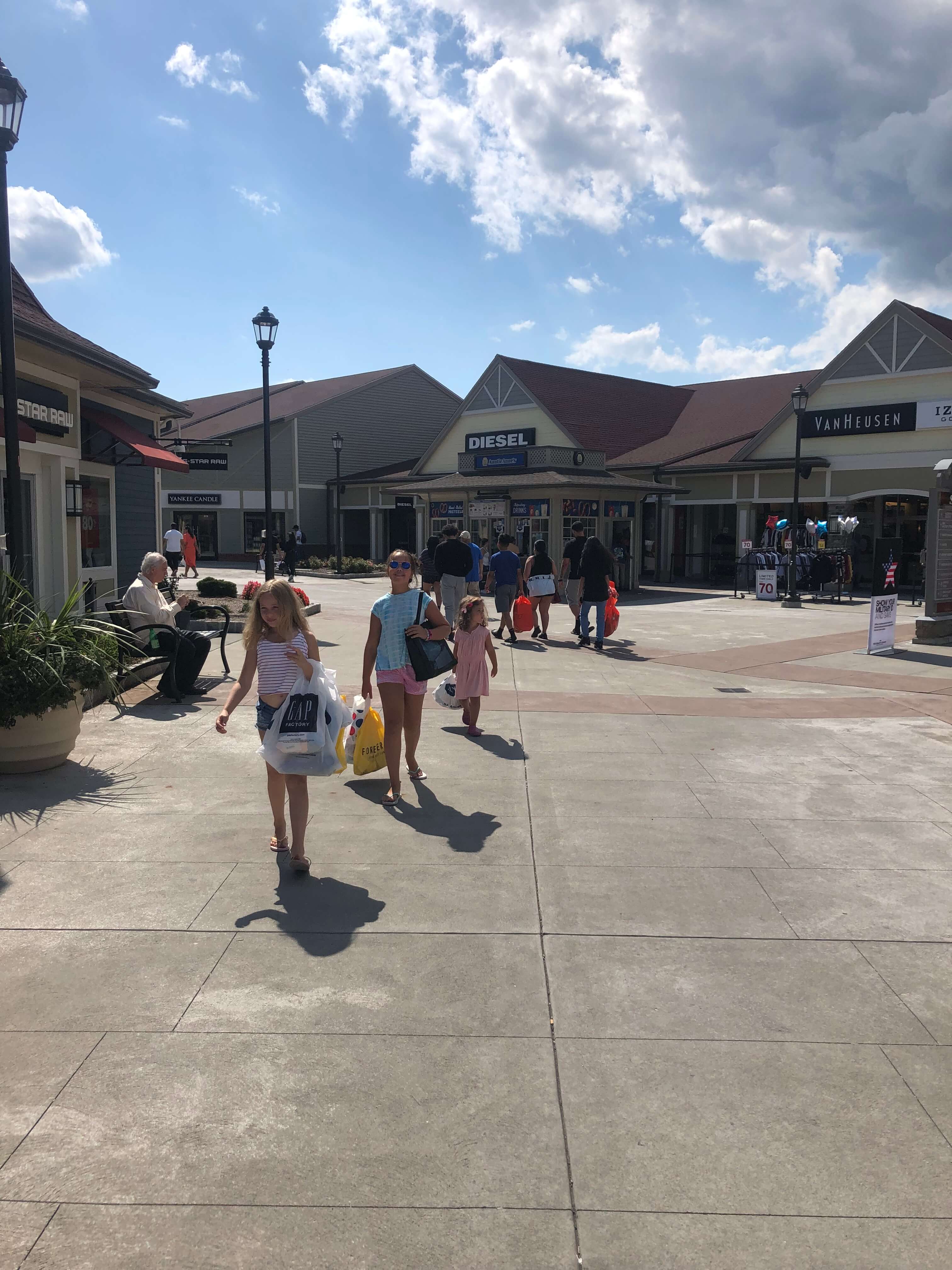 woodbury common back to school shopping