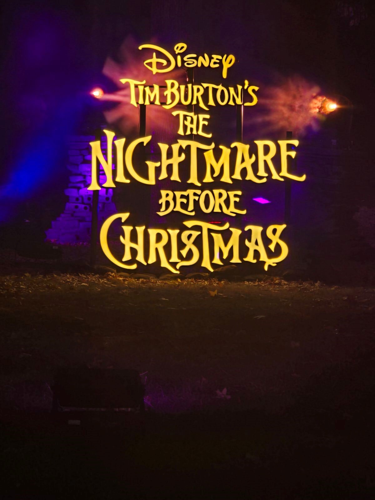 Disney Tim Burton's The Nightmare Before Christmas Light Trail
