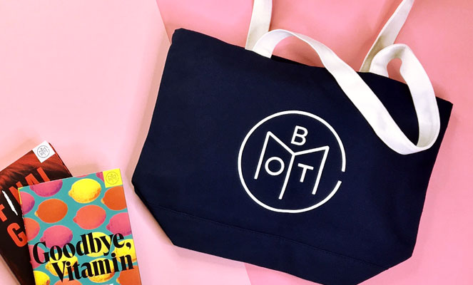 book subscription services Book Club of the Month tote bag