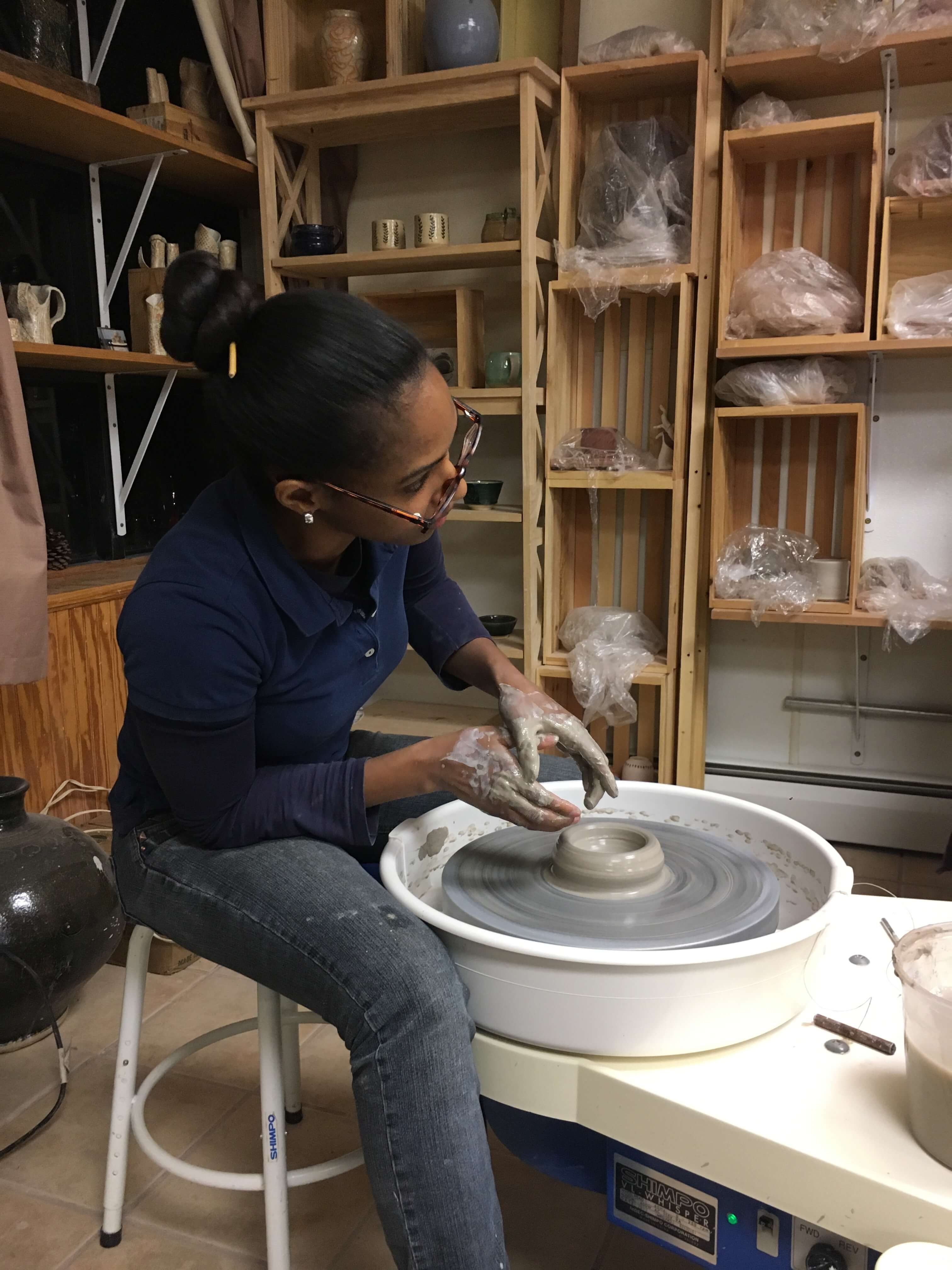 datenightideaclaysoireeyonkerspotterystudiocreating Weekend