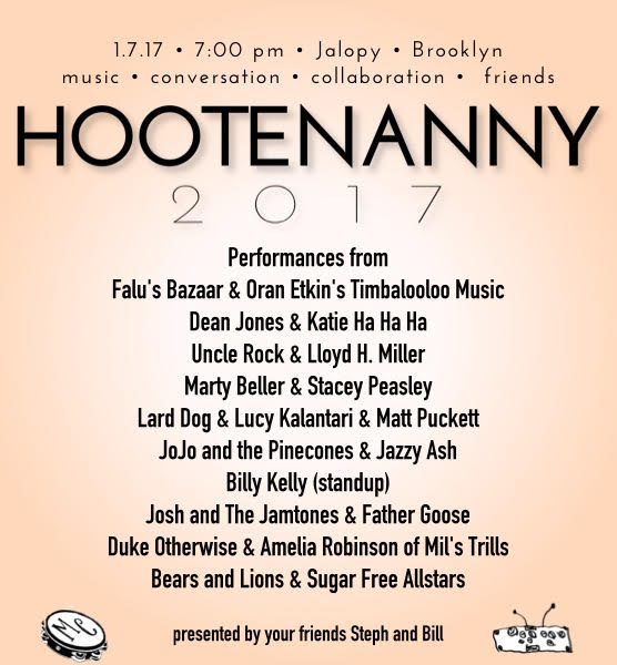 Hootenanny: A Night of Kid's Bands For Grown Ups