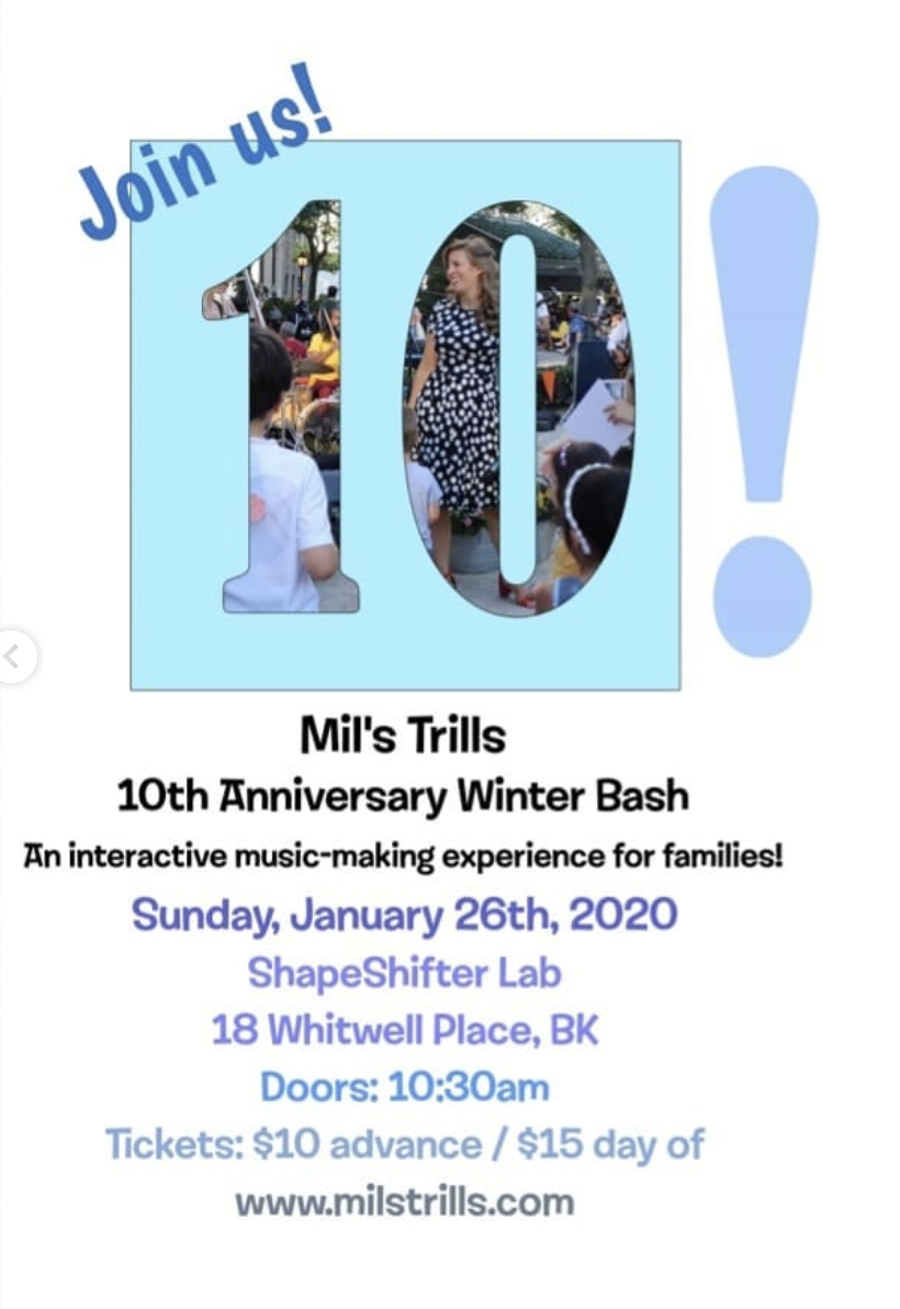 Mil's Trills 10th Anniversary Winter Bash