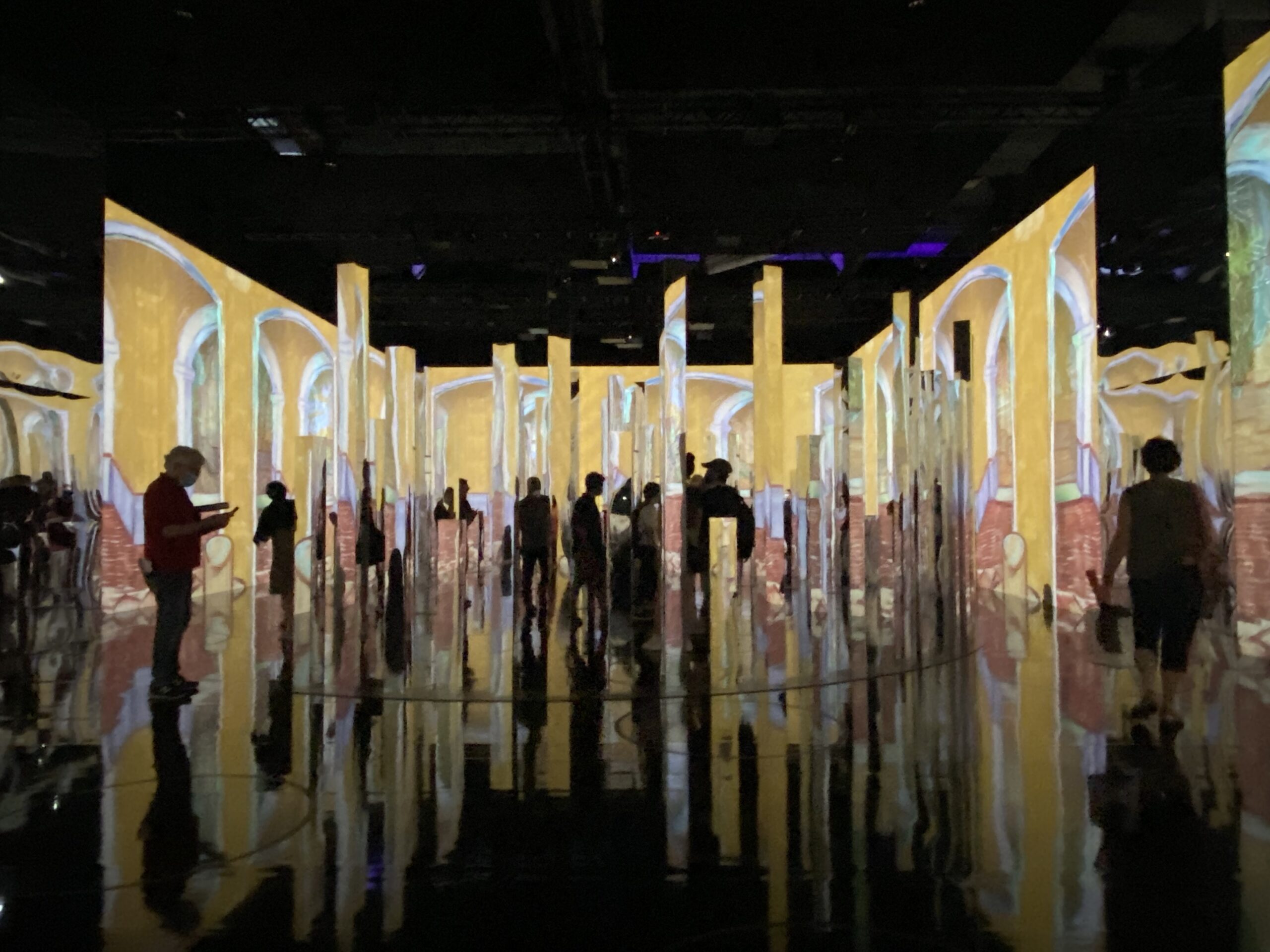 "Immersive Van Gogh Exhibit New York," to view the digital art of Van Gogh on 500,000+ cubic feet of projections, 60,600 frames of video, and 90,000,000 pixels!